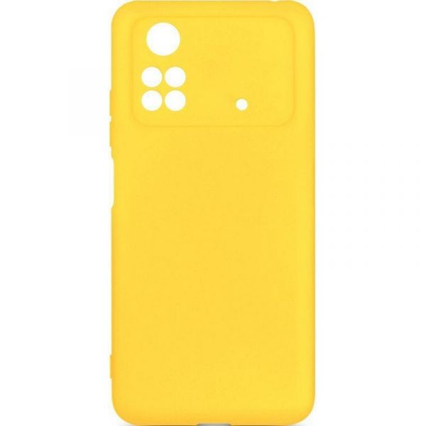 Чехол (клип-кейс) DF poCase-03 [pocase-03 (yellow)] для Poco M4 Pro (4G), желтый