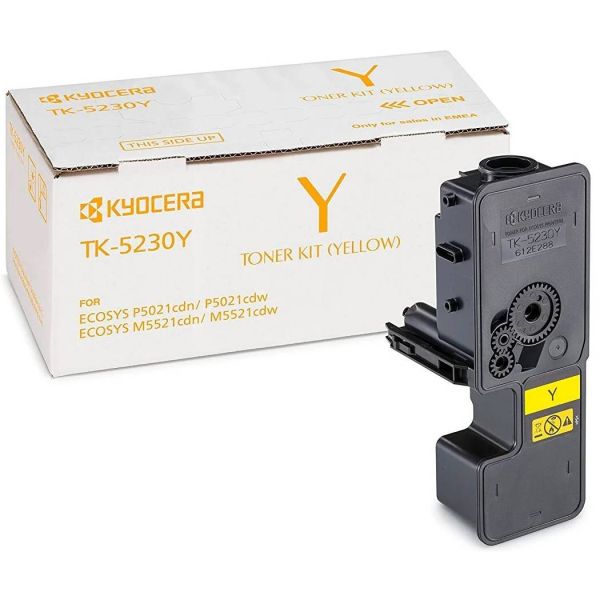 Картридж для принтера и МФУ Kyocera TK-5230Y желтый, [1t02r9anl0]