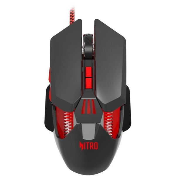 Мышь Acer Nitro OMW302 оптическая, проводная, USB, черный zl.mcecc.025