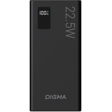 Внешний аккумулятор Digma DGPF10A 10000 мAч черный